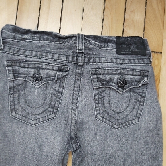 📣2/40$📣 True Religion distress gray jeans - Picture 5 of 9